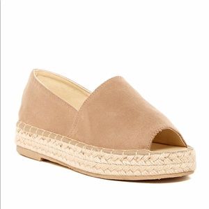 Peep toe espadrilles NWOT